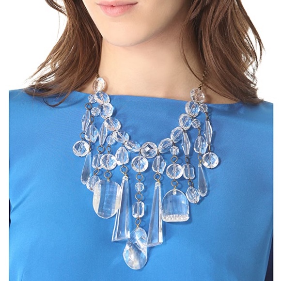 Adia Kibur Jewelry - Adia Kibur Clear Stone Statement Necklace